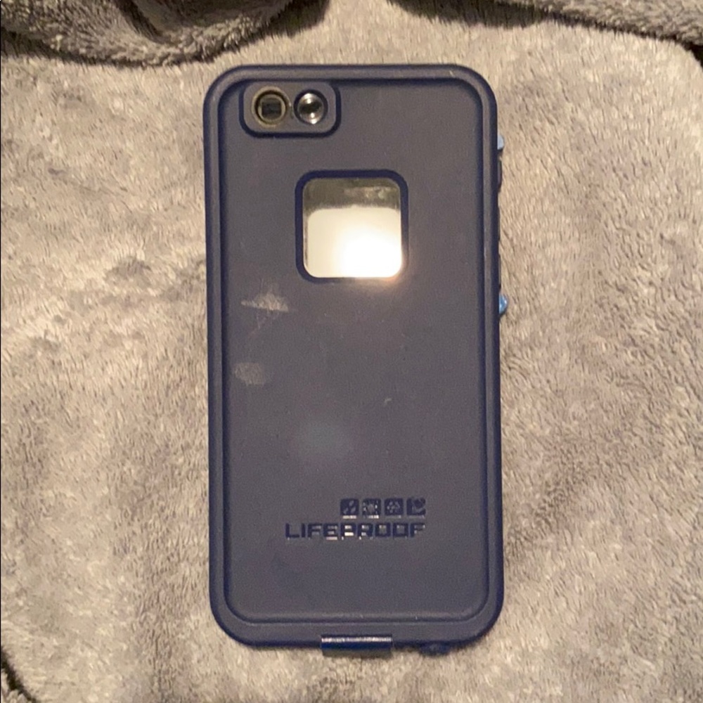 navy blue life proof case